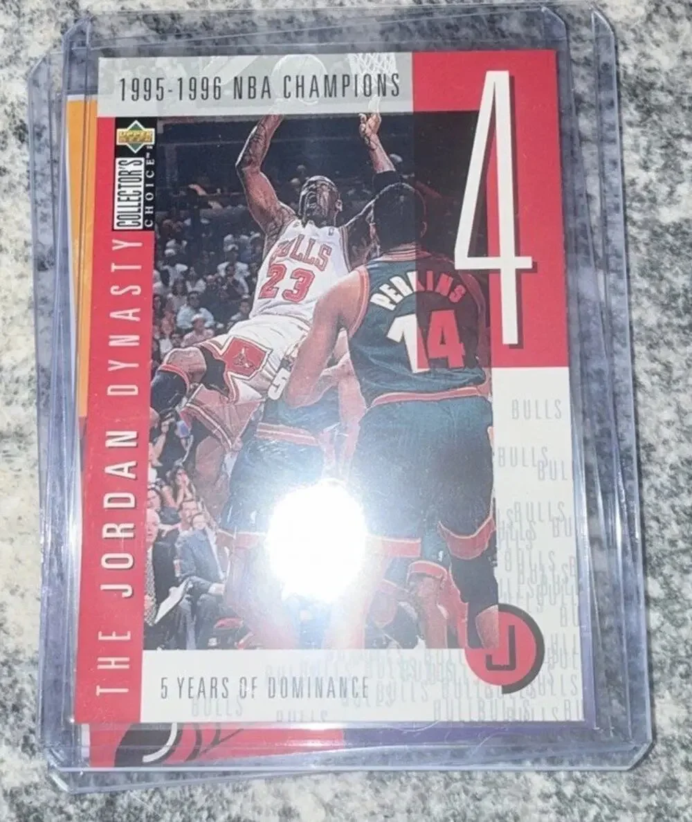 1997-98 Upper Deck Collector's Choice - The Jordan Dynasty Michael Jordan...